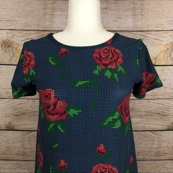 LuLaRoe Carly Dress Rare w/ No Pocket Floral Print - Picture 3 of 8